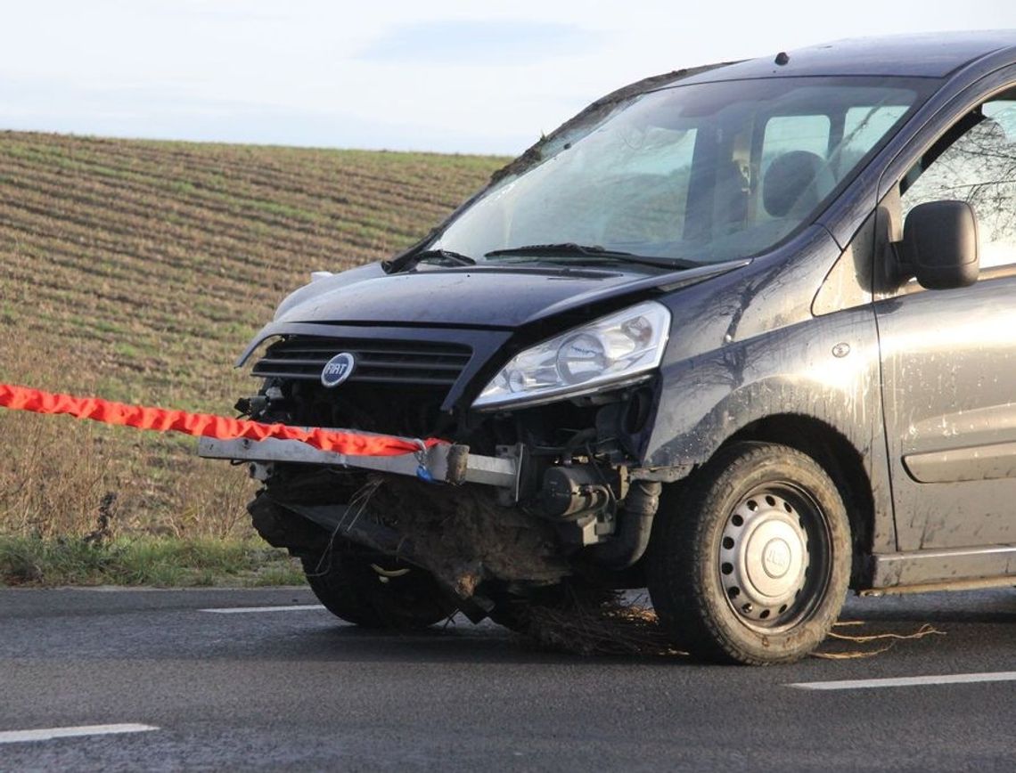 Auto radnej rozbite. Syn w szpitalu