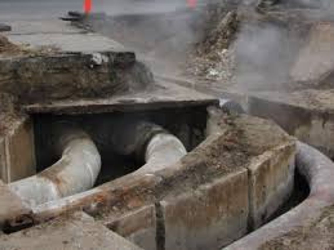 Awaria ciepłociągu