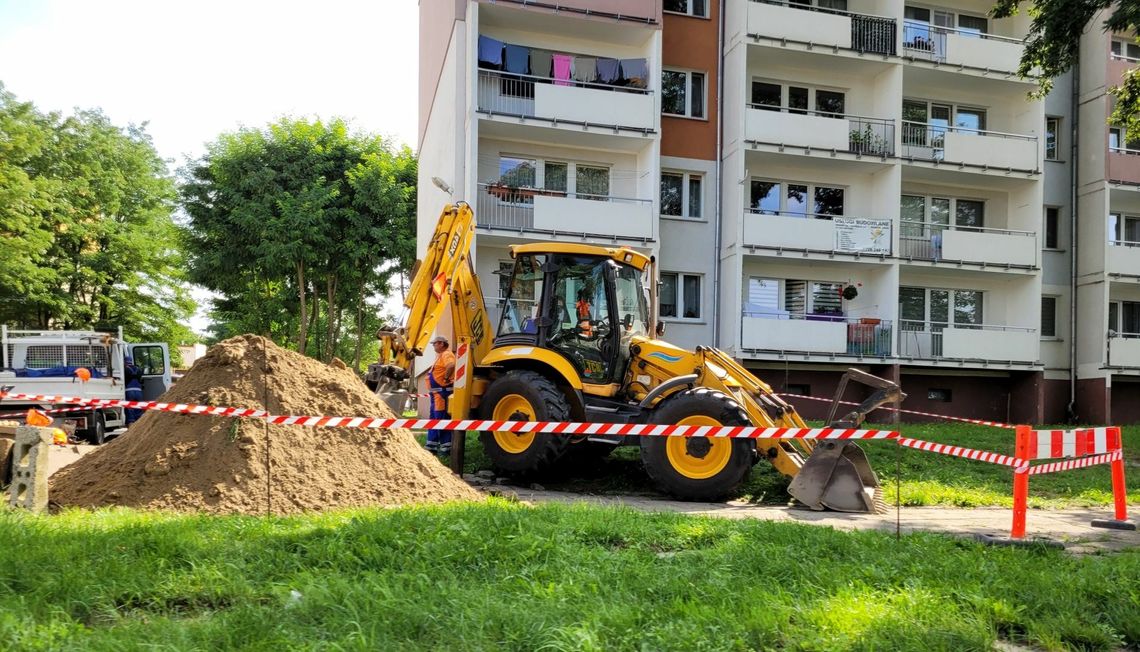 Awaria na Łużyckiej. Trwają prace w celu usunięcia problemu