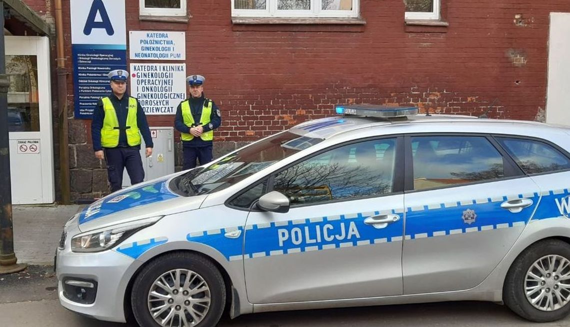 Badali trzeźwość kierowców, a nagle eskortowali rodzącą do szpitala Badali trzeźwość kierowców, a nagle eskortowali rodzącą do szpitala