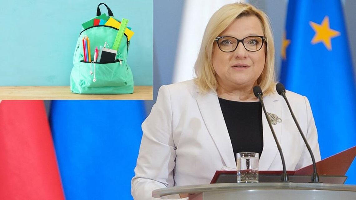 Beata Kempa ma odpowiedzieć co stało się z tornistrami dla dzieci. Prokuratura wznawia śledztwo