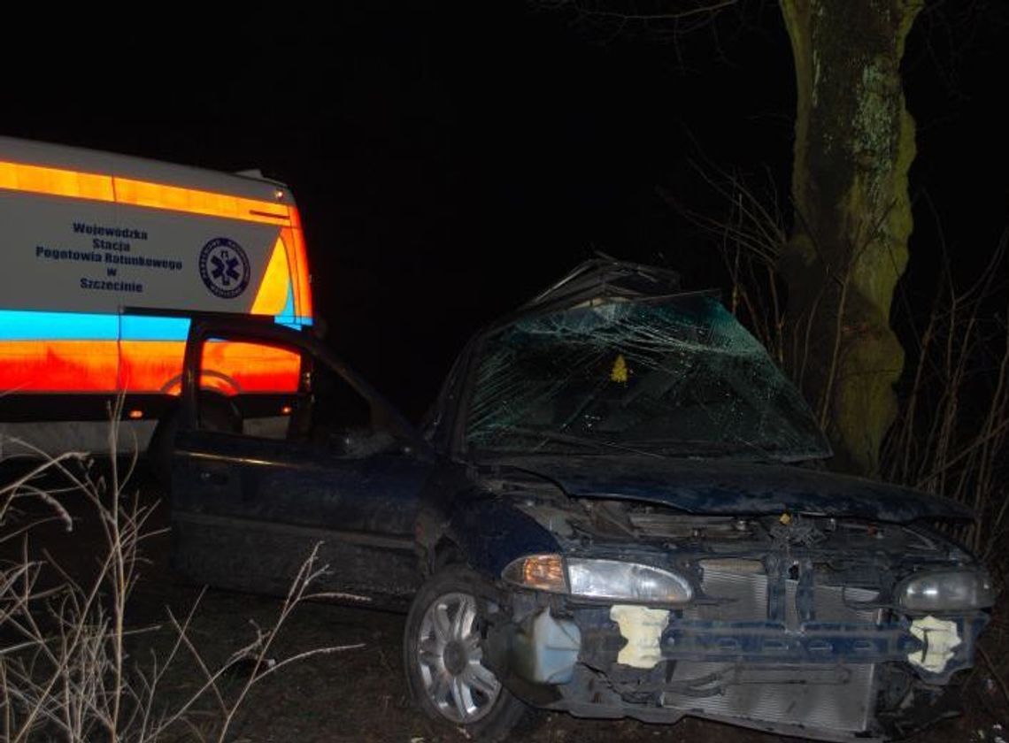 Bez prawa jazdy spowodował wypadek. Trzy osoby poszkodowane