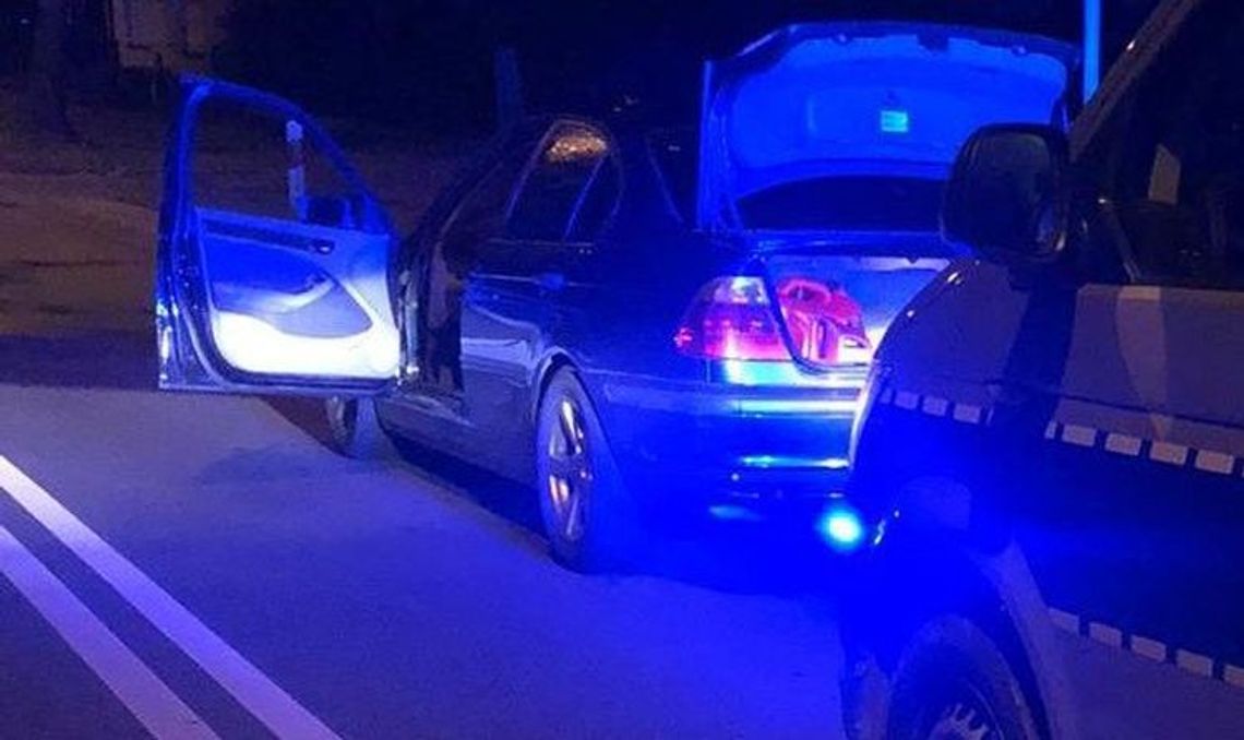 BMW z podejrzanym kierowcą zatrzymane drugi raz