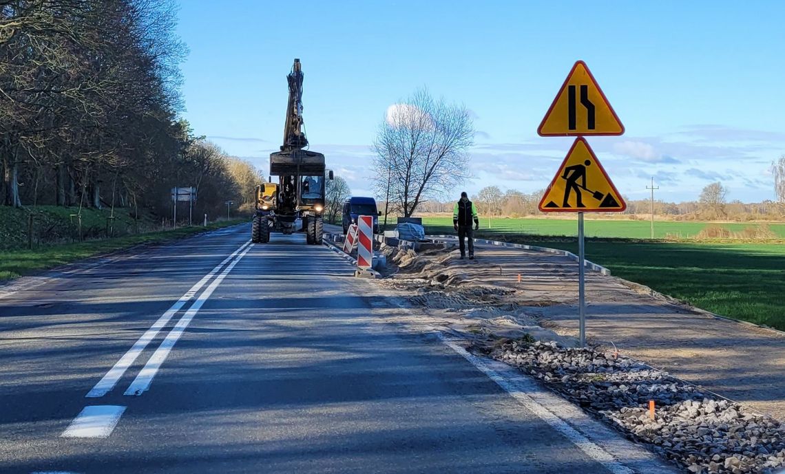 Budowa ścieżki ruszyła wraz z wiosną. Niebezpieczeństwo dla kierowców