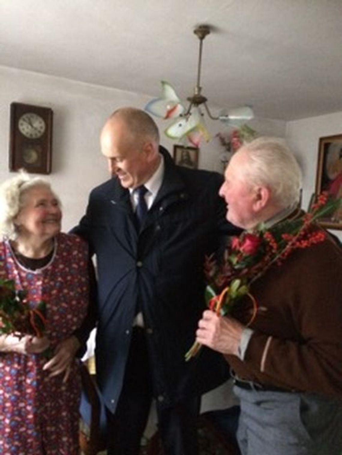 Burmistrz odwiedził pionierów Burmistrz odwiedził pionierów