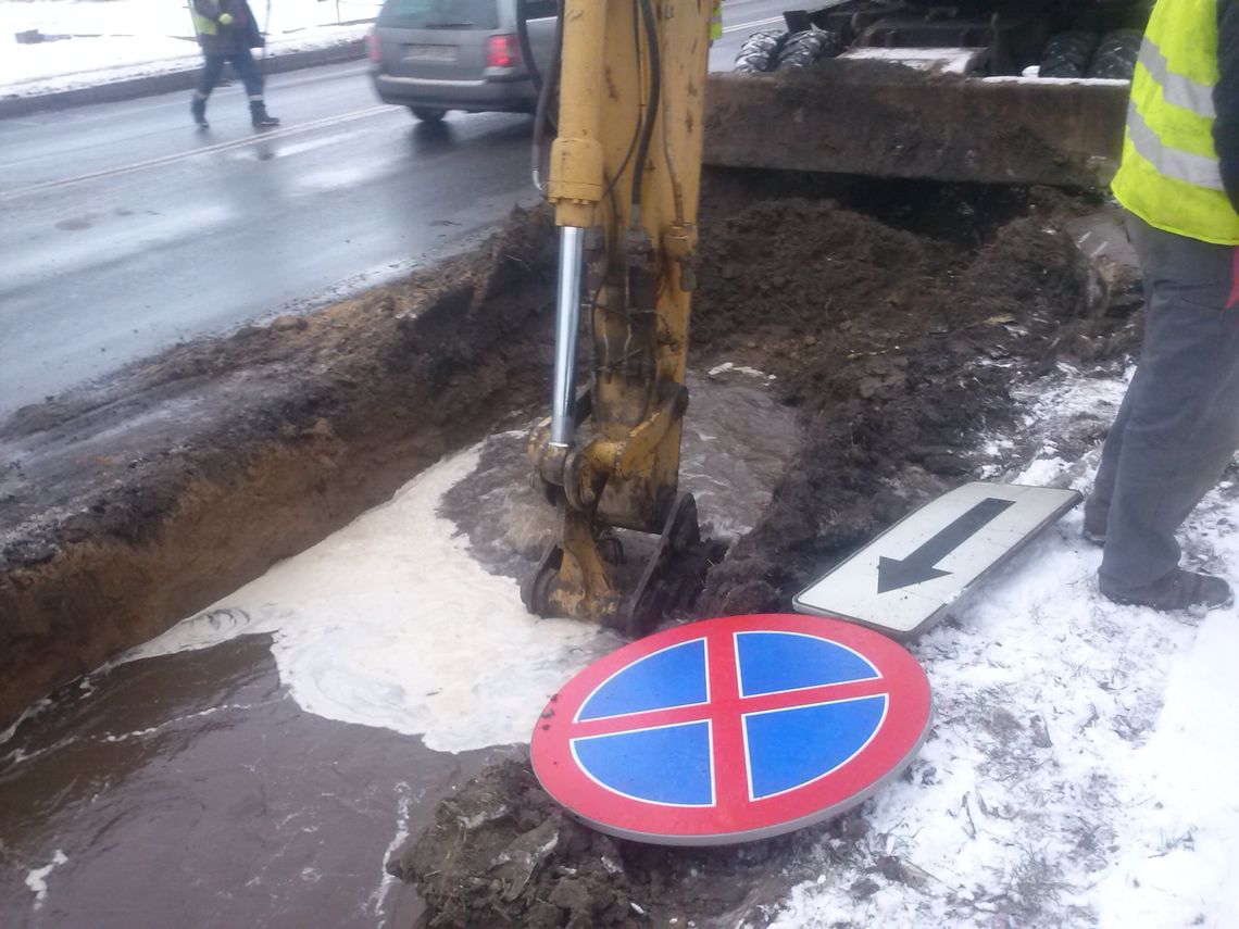 Burmistrz wypowiada się w sprawie awarii