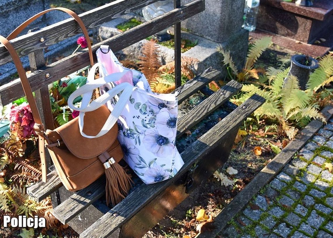 Chwila nieuwagi na cmentarzu i bezczelna kradzież. 46-latka zatrzymana przez policję Chwila nieuwagi na cmentarzu i bezczelna kradzież. 46-latka zatrzymana przez policję