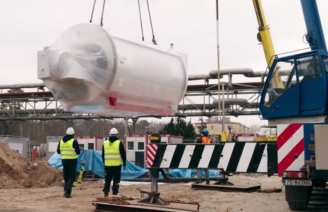 Ciepło dla Gryfina zabezpieczone. Kluczowy transport urządzeń dotarł do nowej inwestycji PGE Ciepło dla Gryfina zabezpieczone. Kluczowy transport urządzeń dotarł do nowej inwestycji PGE