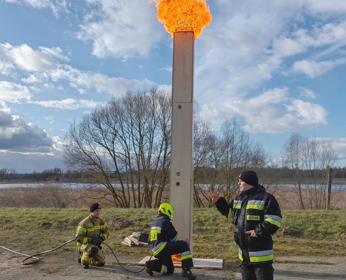 Ćwiczyli z lancą kominową [ZDJĘCIA]