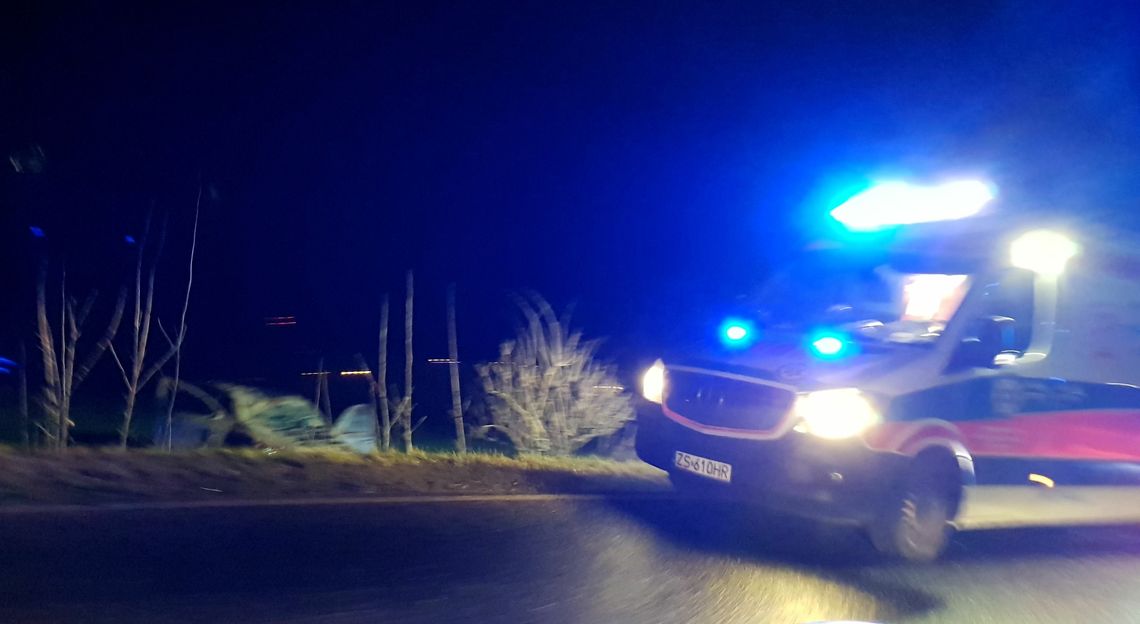 Dachował na serpentynie Dachował na serpentynie