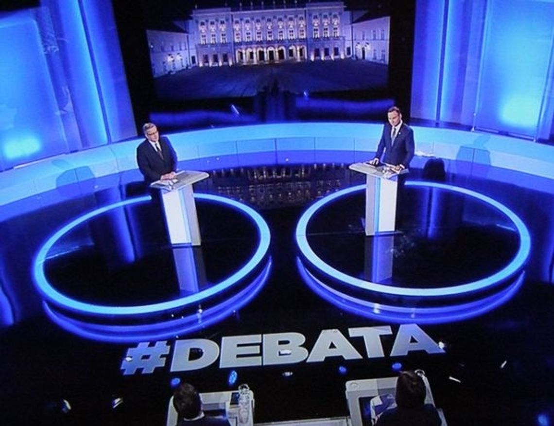 Debata prezydencka w telewizji