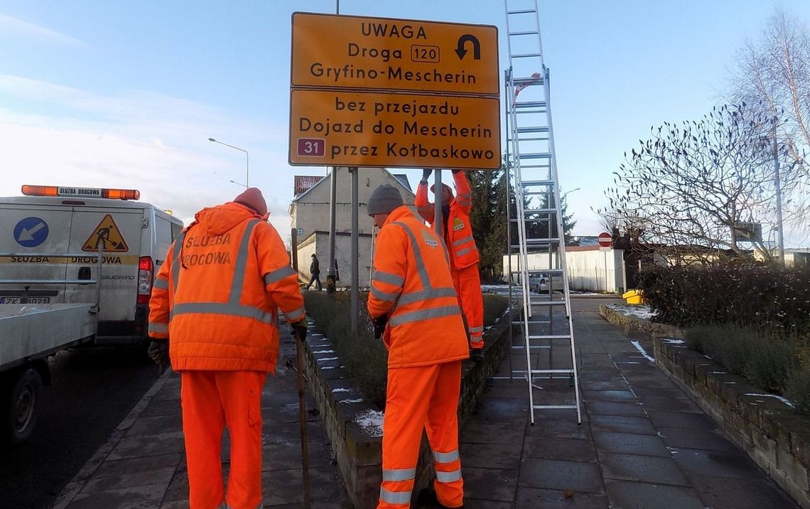 Droga do Mescherin zamknięta. Międzyodrze zalane Droga do Mescherin zamknięta. Międzyodrze zalane