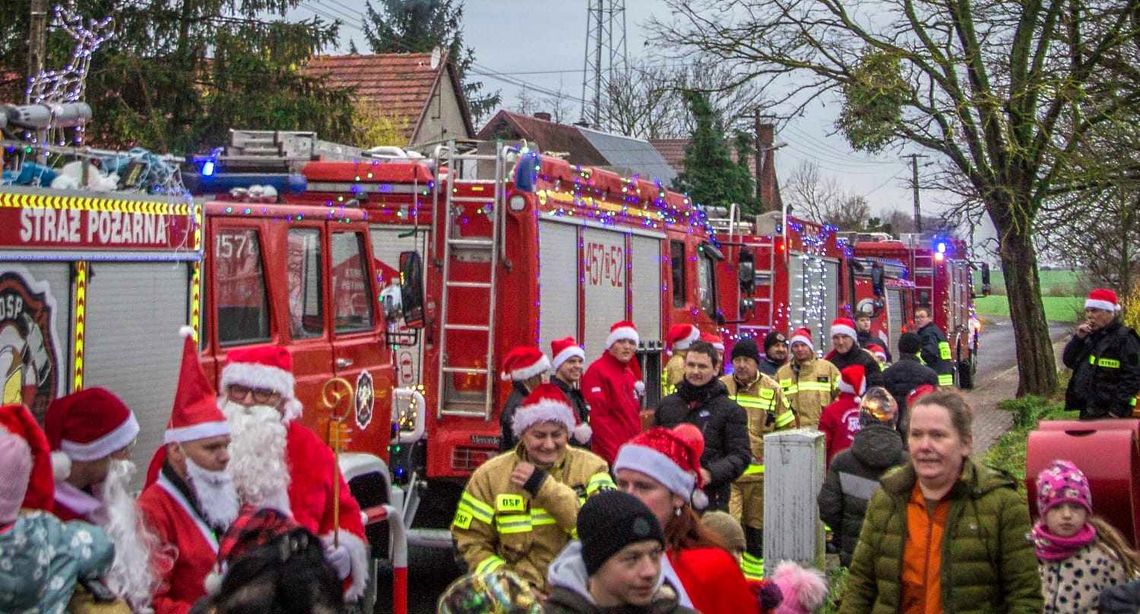 Druhowie OSP w akcji. Strażacki Konwój Świętego Mikołaja rusza 6 grudnia!