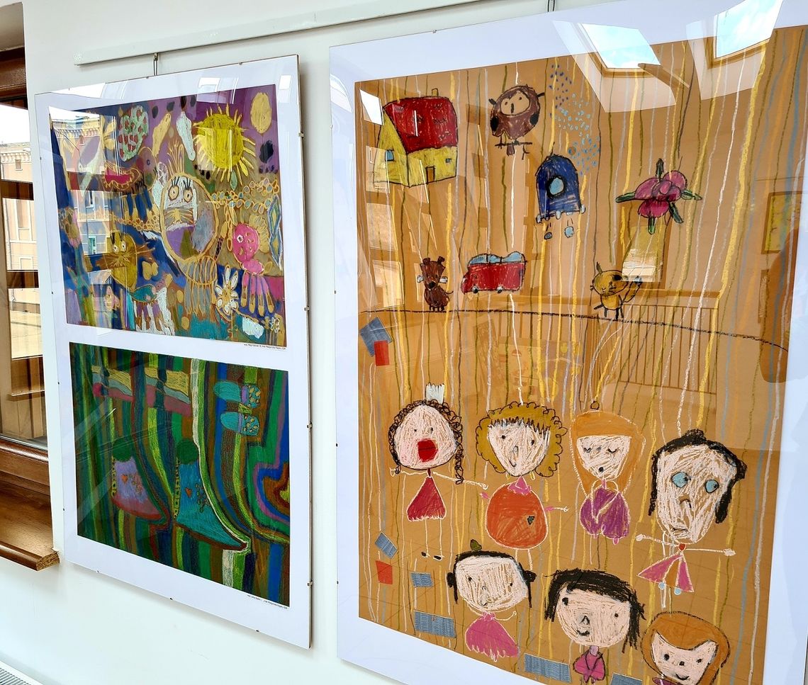 Dziecięca wystawa w Centrum Informacji Turystycznej w Gryfinie