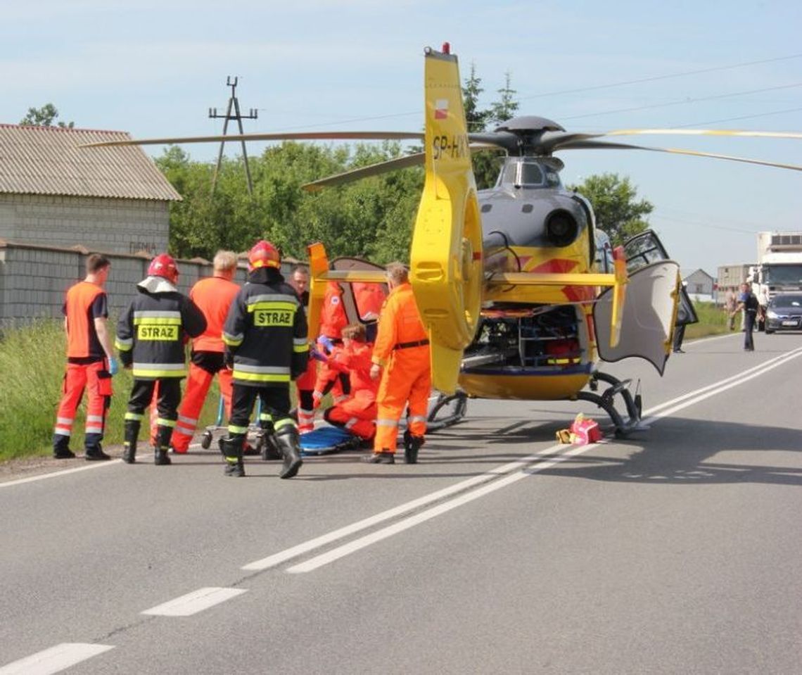 Dziecko przetransportował helikopter