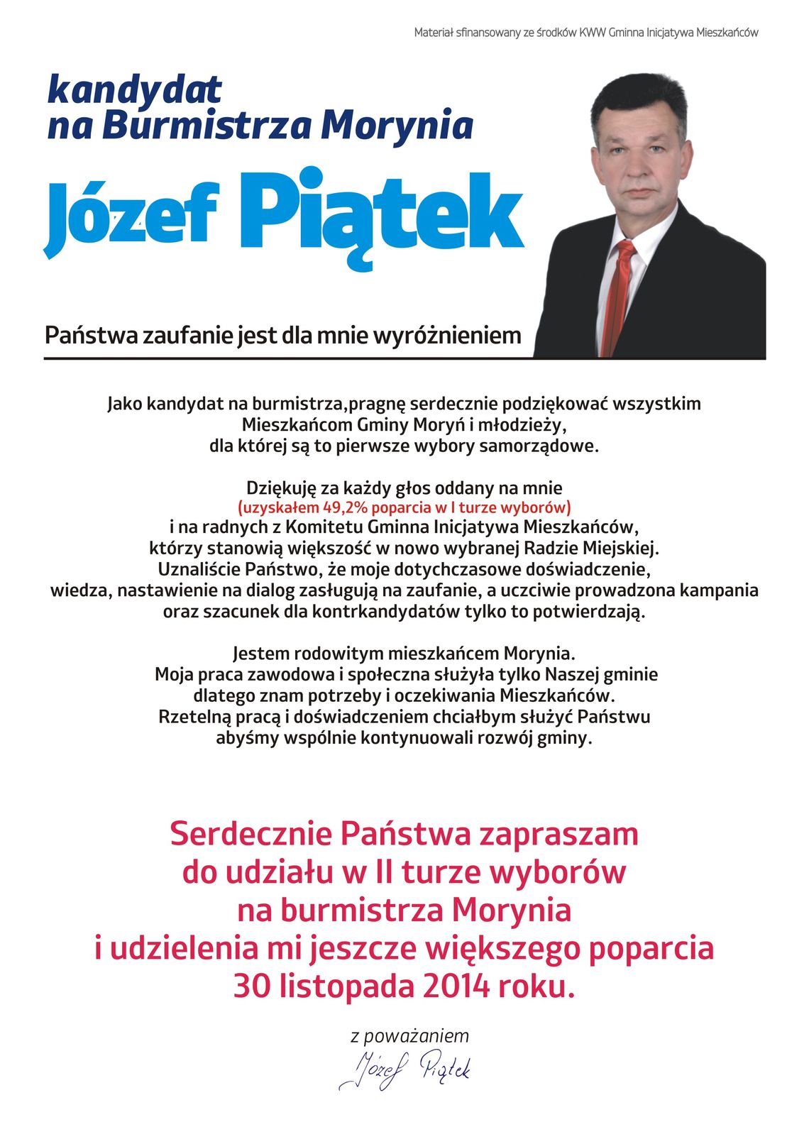 Dziękuje i zaprasza