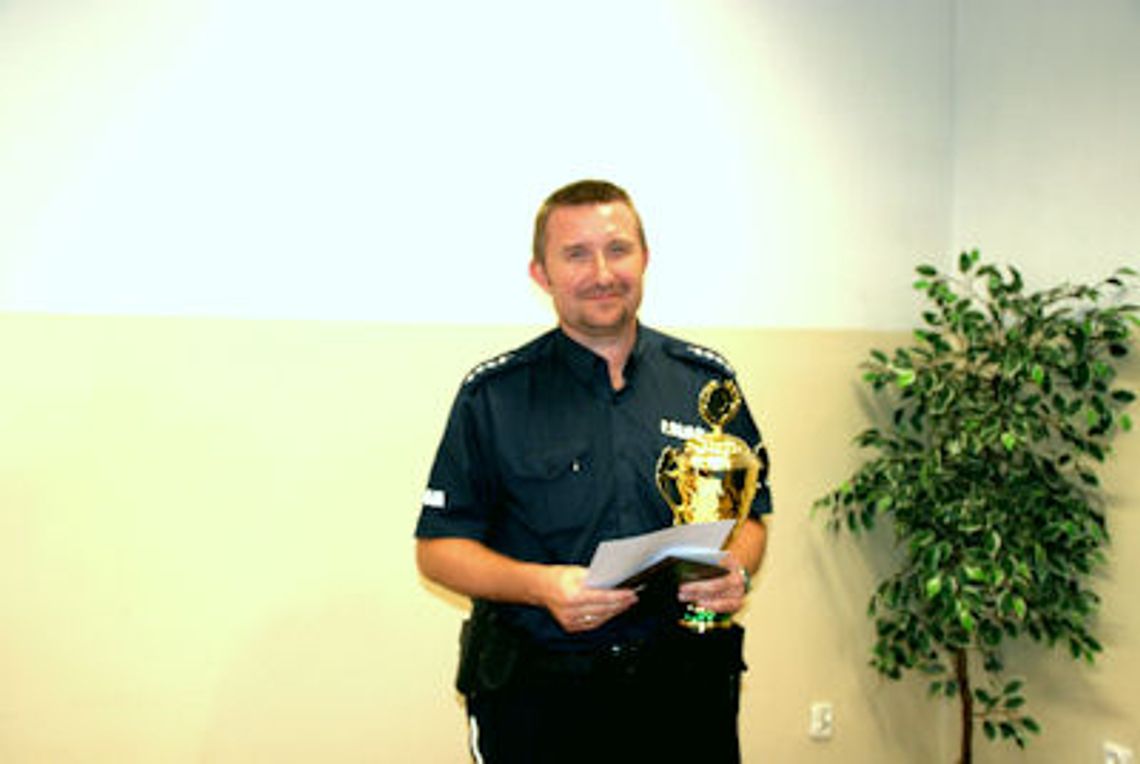 Dzielnicowy z Gryfina najlepszy w województwie Dzielnicowy z Gryfina najlepszy w województwie