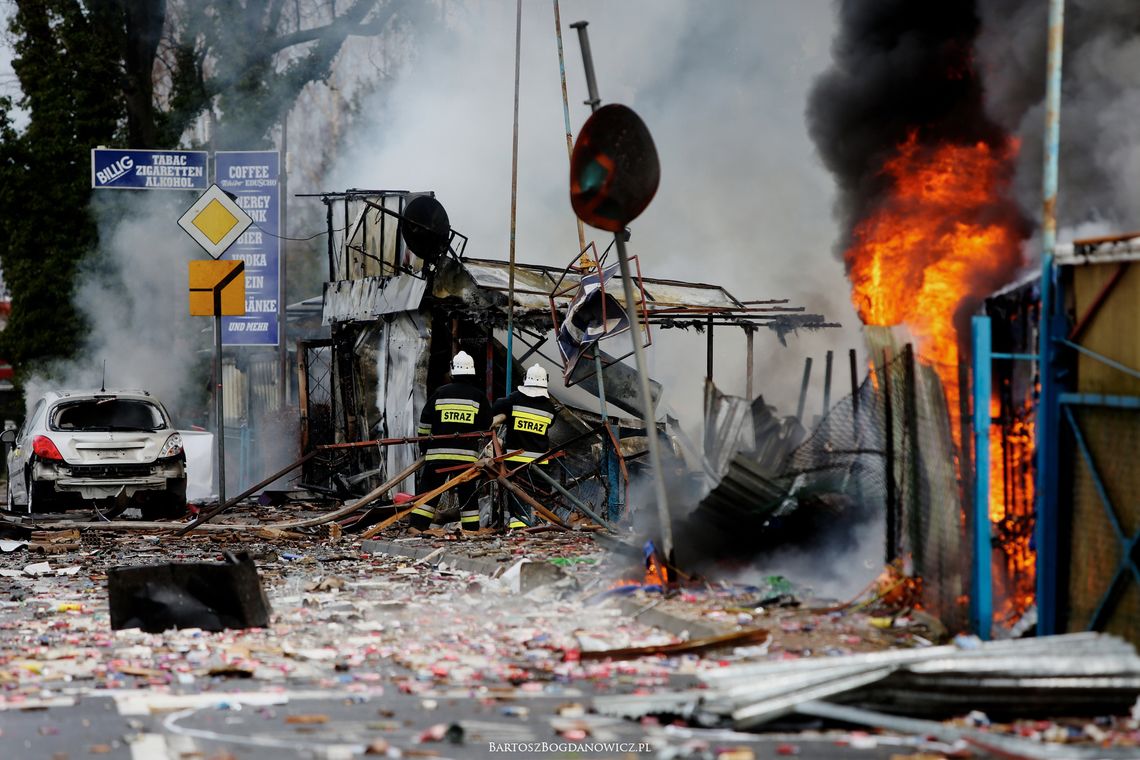 Eksplozja wstrząsnęła targowiskiem