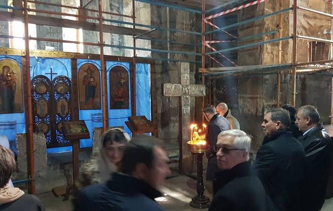 Eugeniusz Kuduk z delegacją w Gruzji Eugeniusz Kuduk z delegacją w Gruzji