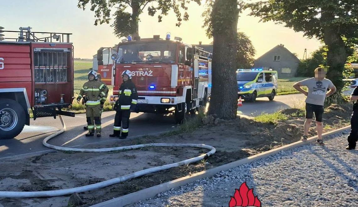 Ewakuacja szkoły, pożary i tragiczny bilans nad wodą – gorący tydzień strażaków z powiatu gryfińskiego
