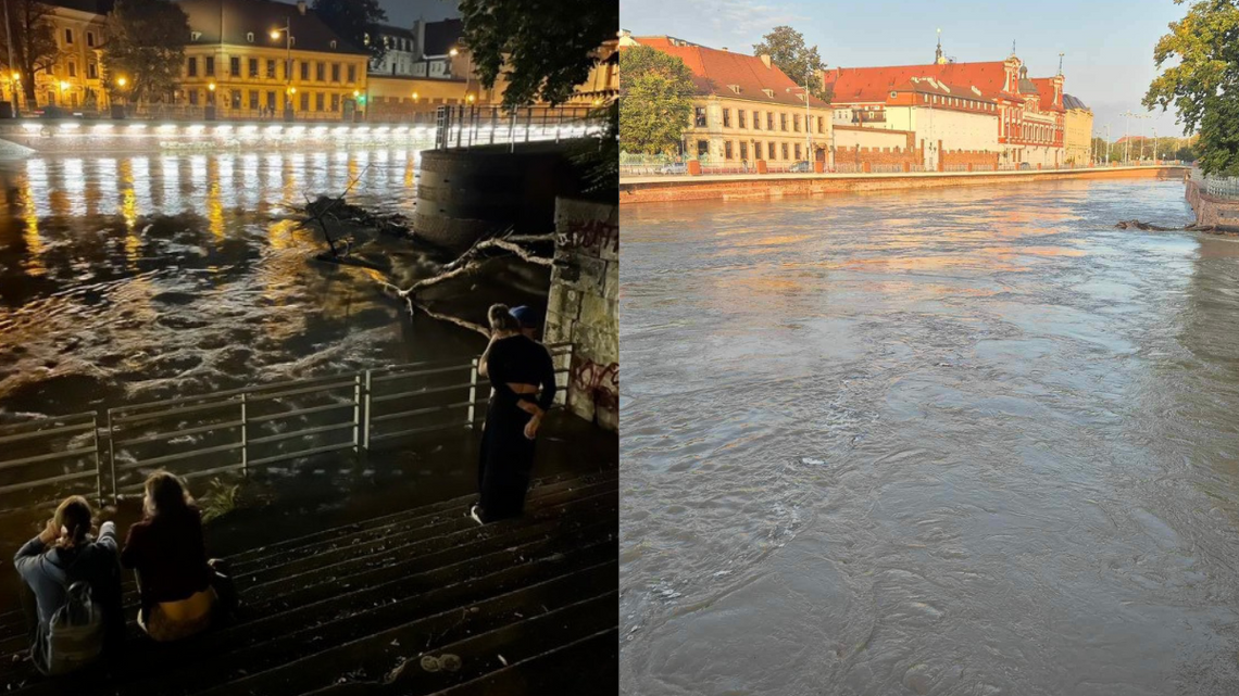 Fala minęła miasta w górnej Odrze i jest już na środkowej