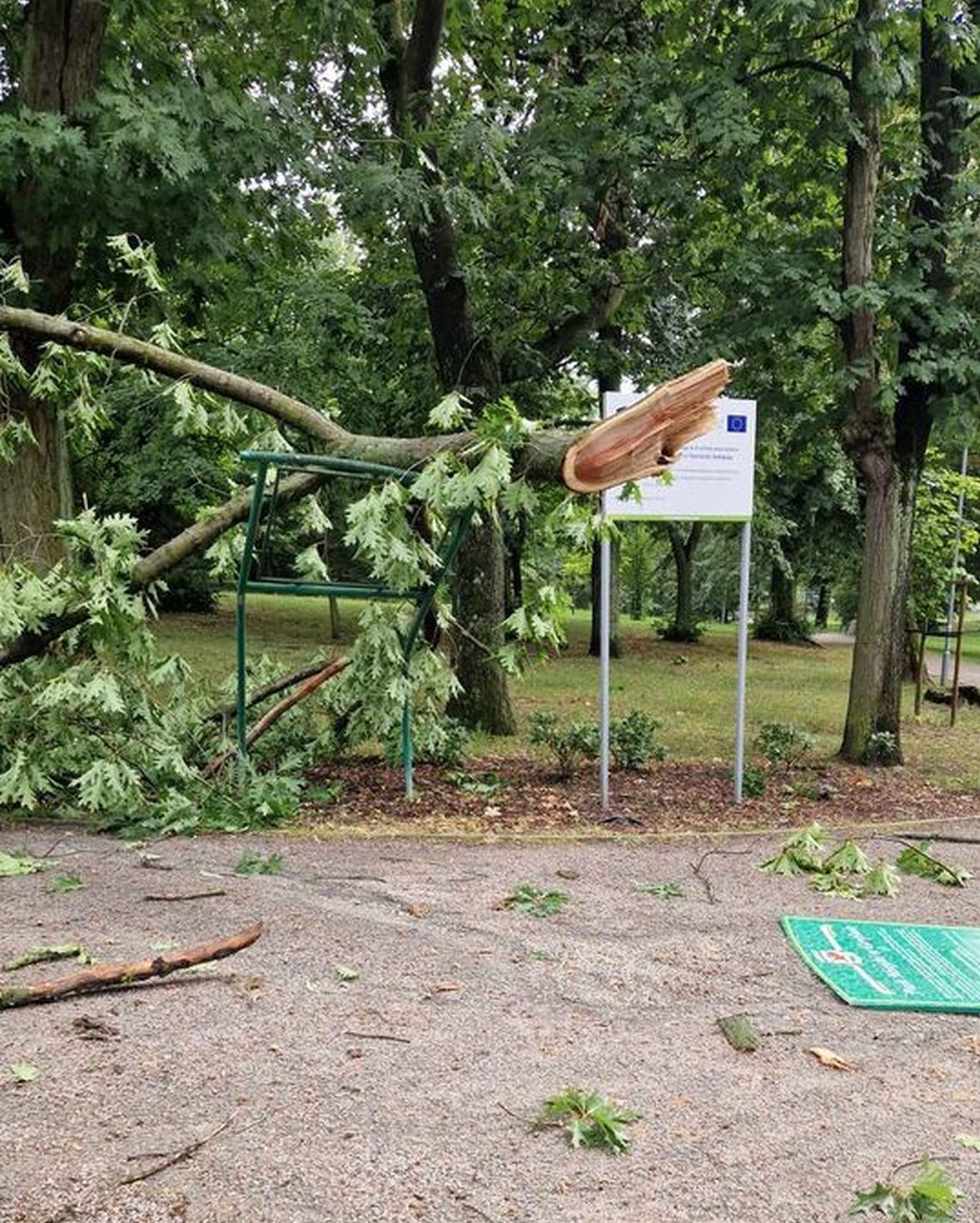 Gdzie są służby odpowiedzialne za utrzymanie porządku i bezpieczeństwo w parku?! - pyta czytelnik