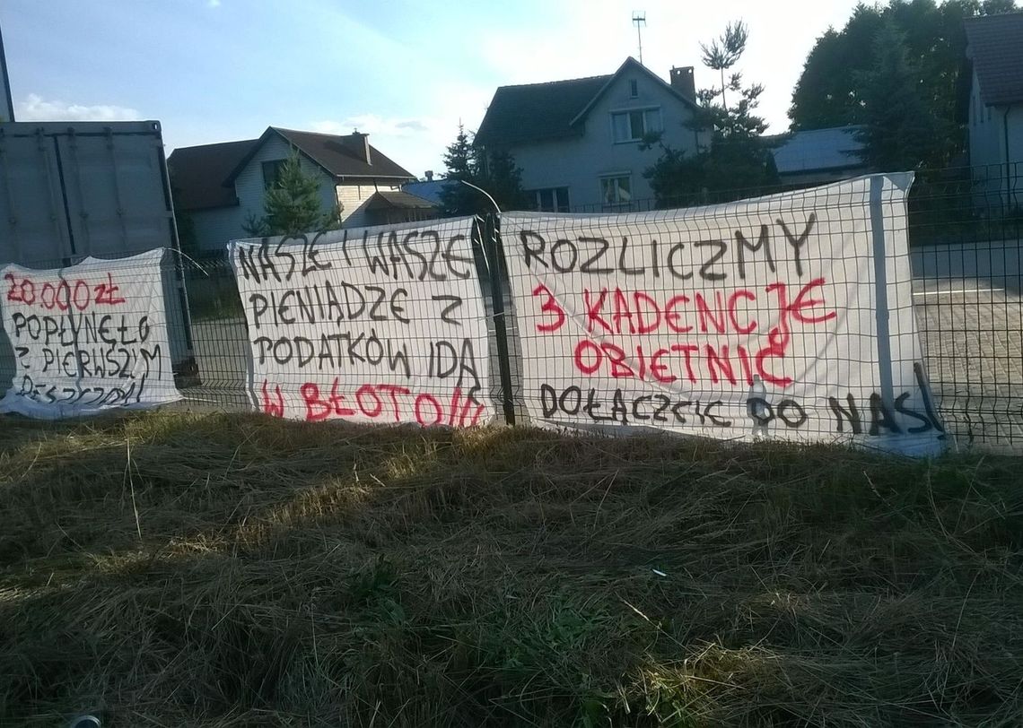 Grożą blokadą drogi Grożą blokadą drogi