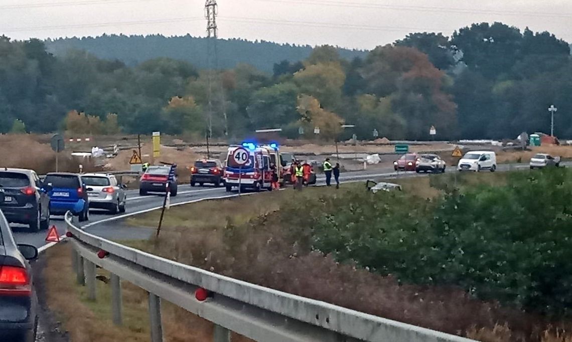 Groźny wypadek niedaleko Gryfina