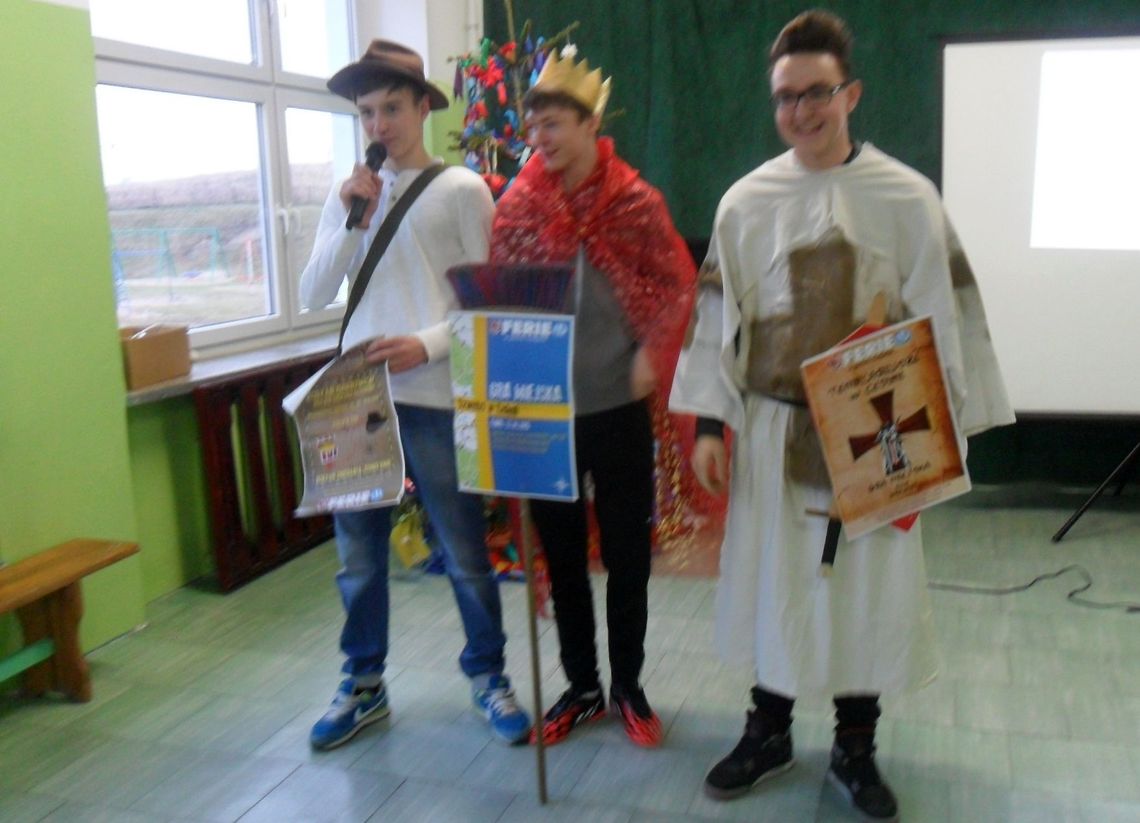 Gry terenowe pomysłem na ferie w Cedyni Gry terenowe pomysłem na ferie w Cedyni