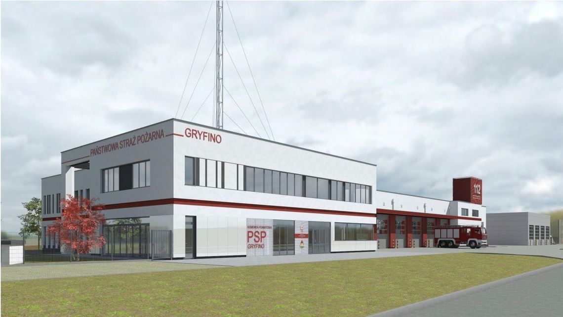 Gryfińscy strażacy bliżej nowej siedziby? Zaprezentowano koncepcję nowej komendy PSP Gryfińscy strażacy bliżej nowej siedziby? Zaprezentowano koncepcję nowej komendy PSP