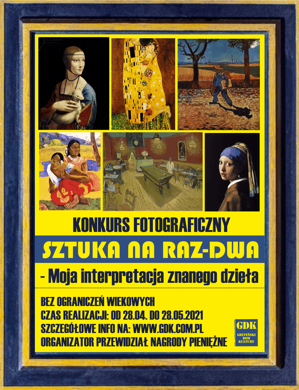 Gryfiński Dom Kultury zaprasza do udziału w konkursie fotograficznym "Sztuka na raz-dwa" 