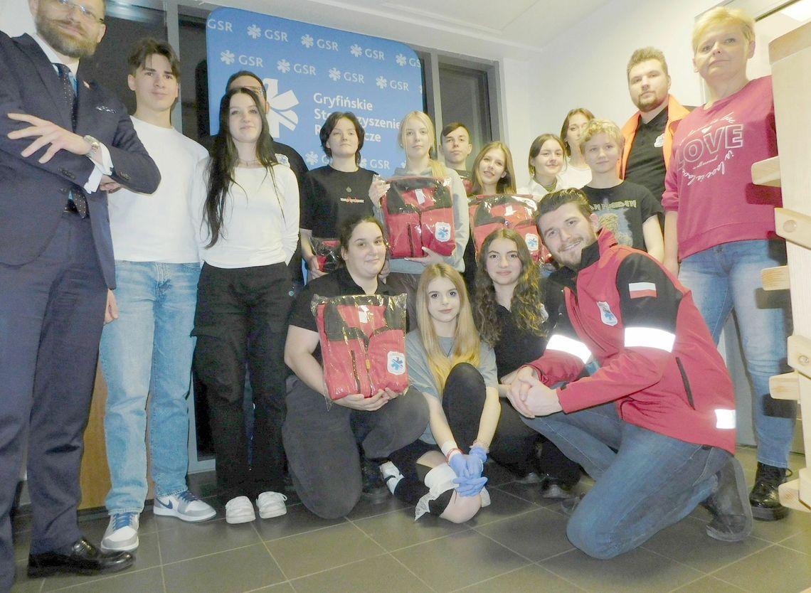 Gryfińskie Stowarzyszenie Ratownicze zostało obdarowane