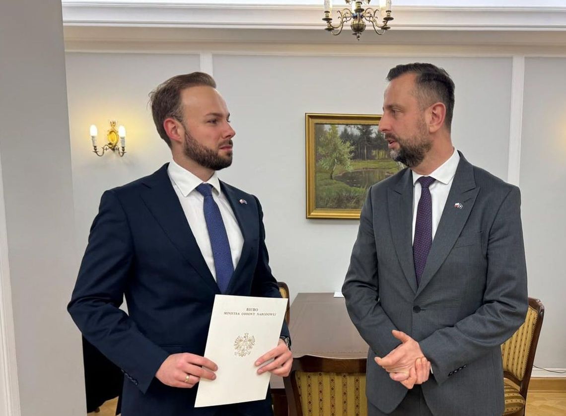 Hubert Andrych doradcą ministra obrony narodowej. Ważna nominacja dla samorządowca z Gryfina