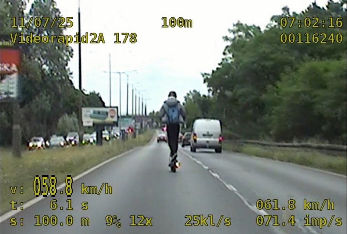 E-hulajnoga z taką prędkością jest jak torpeda. dzieciaki jeżdżą z prędkością 60, 70, nawet 80 km na godzinę