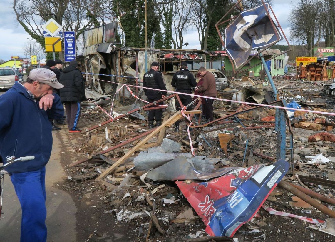 Jak strzeżone jest targowisko po katastrofie