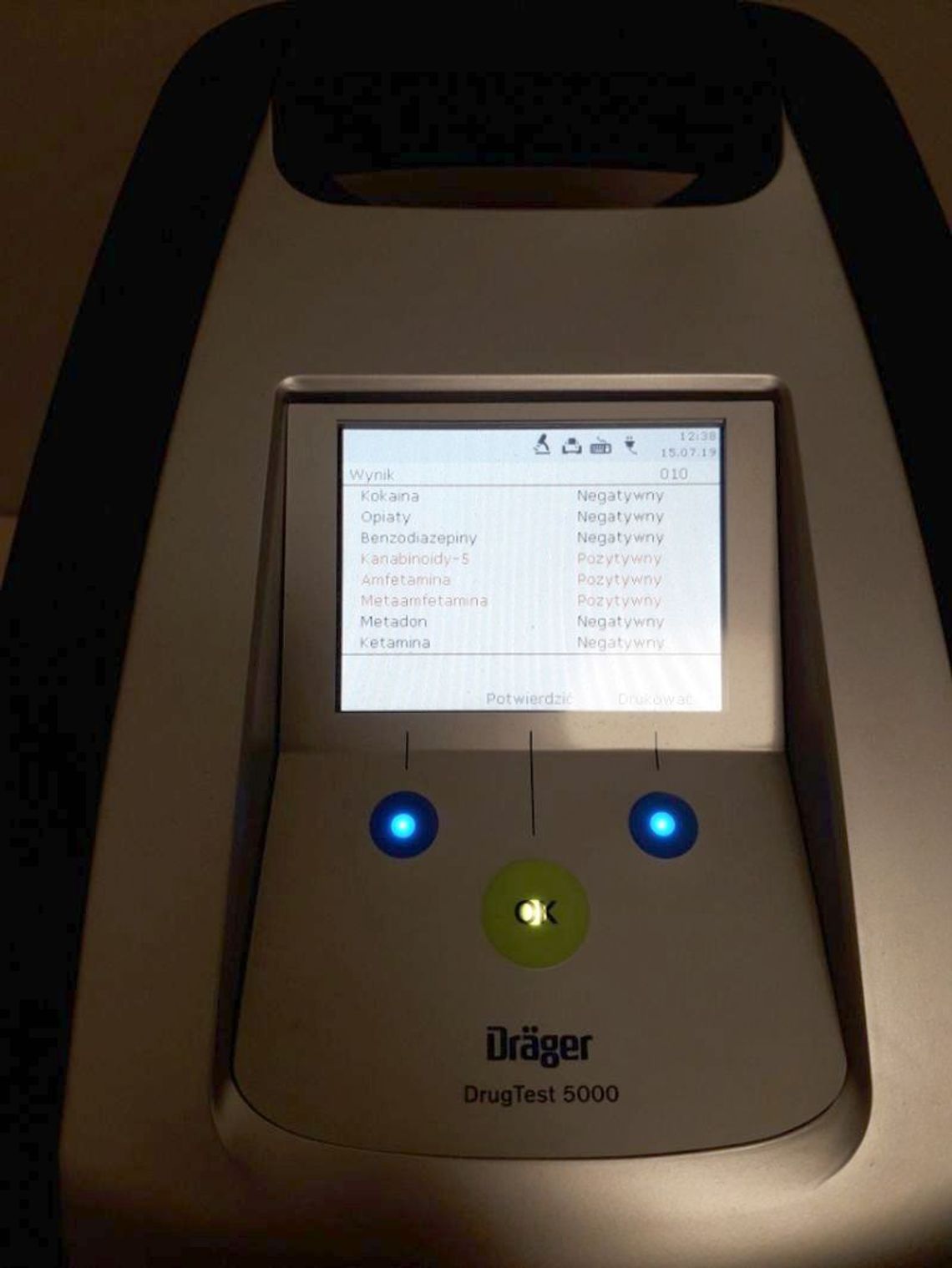 Jechał pod wpływem amfetaminy Jechał pod wpływem amfetaminy