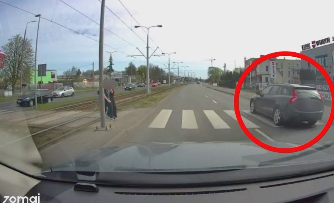 Pojechał do miasta i zapomniał o hamulcach [WIDEO]