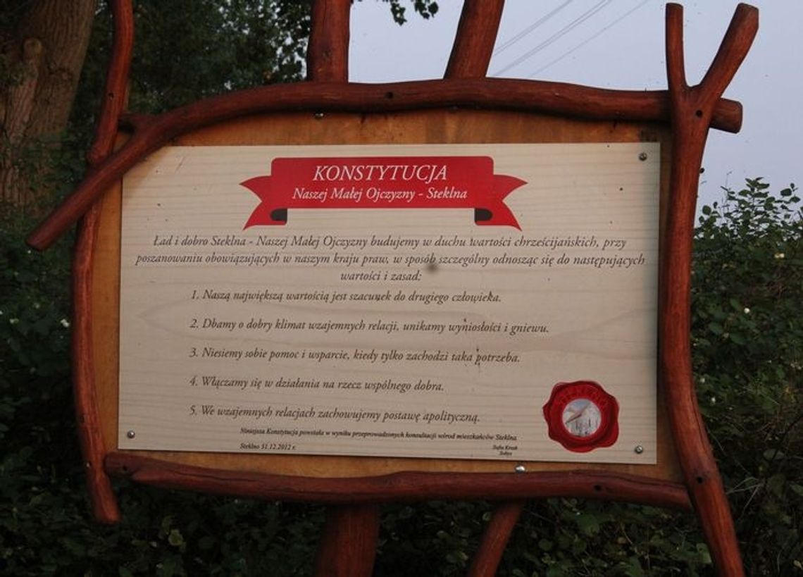 Jedyna wieś w Polsce z konstytucją Jedyna wieś w Polsce z konstytucją