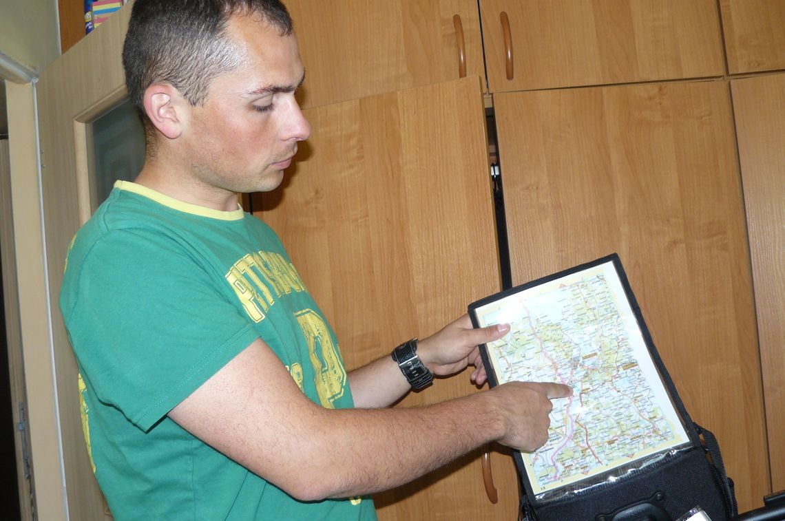 Jedzie dookoła Polski, ponieważ…