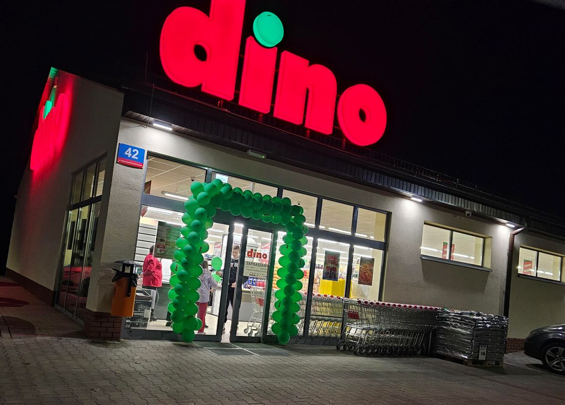 Jeszcze jeden sklep Dino w powiecie. Jeden z najszybciej rozwijających się detalistów