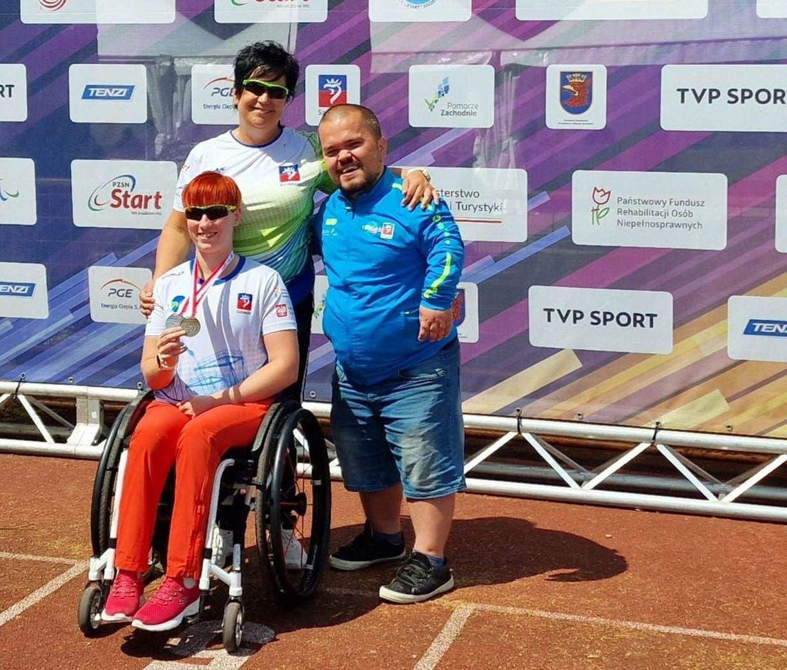 Joanna Oleksiuk z Gryfina - triumfatorka Paralekkoatletycznych Mistrzostw Polski