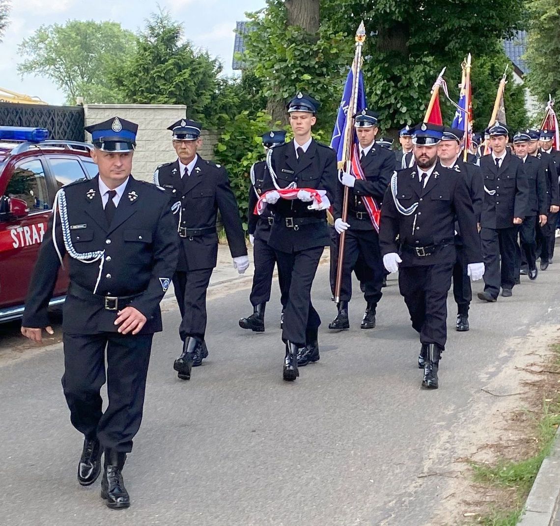 Jubileusz 70-lecia jednostki OSP. Uroczystość z pełnym ceremoniałem