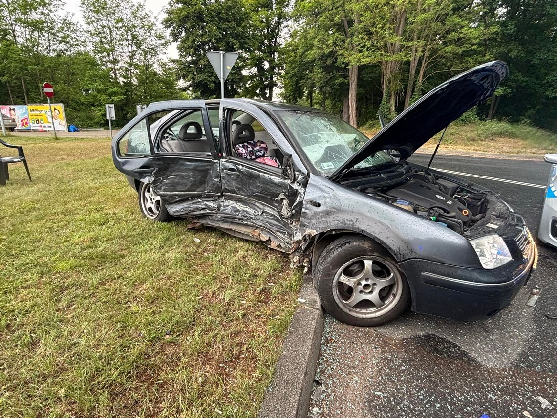 Karambol na drodze do Krajnika
