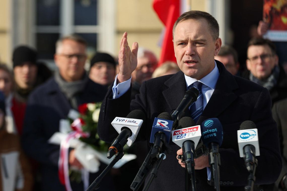 Karol Nawrocki na gryfińskim nabrzeżu