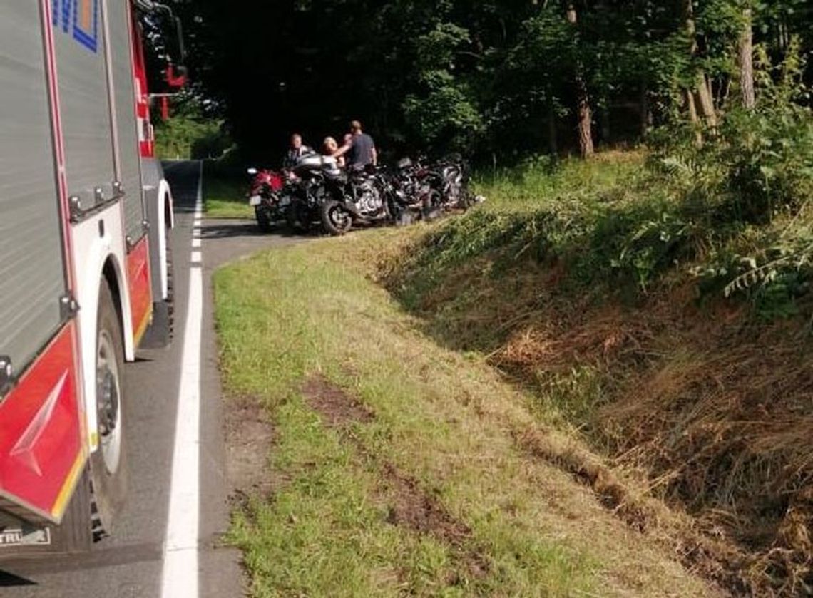 Kawasaki najechało na Kawasaki. Kobieta w szpitalu