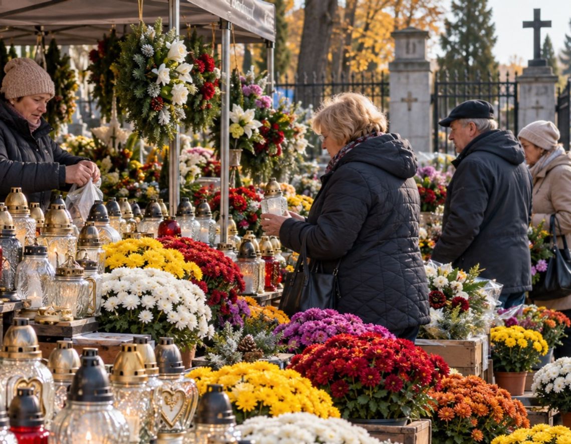 Tysiące złotych przed 1 listopada. Ile naprawdę można zarobić na zniczach, kwiatach i sprzątaniu grobów Tysiące złotych przed 1 listopada. Ile naprawdę można zarobić na zniczach, kwiatach i sprzątaniu grobów