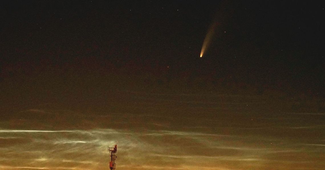 Kometa Neowise obserwowana z Górnego Tarasu