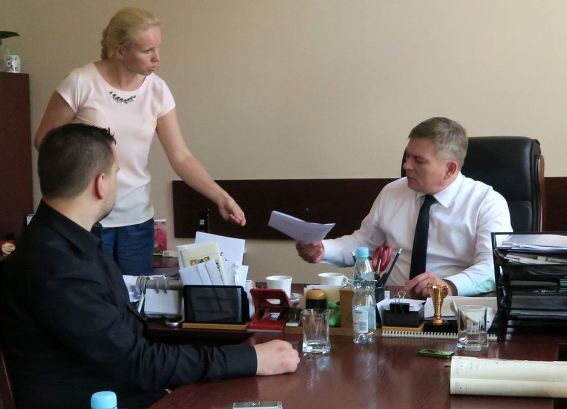 Konferencja prasowa z udziałem wiceburmistrza Konferencja prasowa z udziałem wiceburmistrza