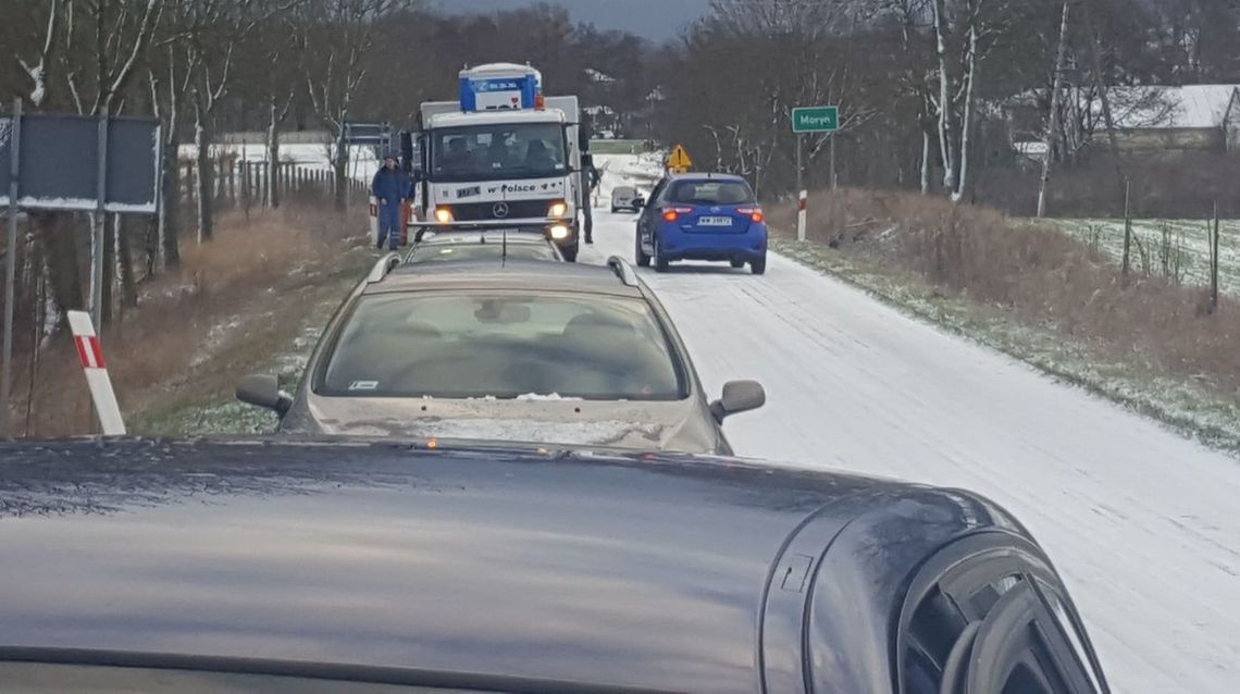 "Korek" na trasie Moryń - Cedynia "Korek" na trasie Moryń - Cedynia