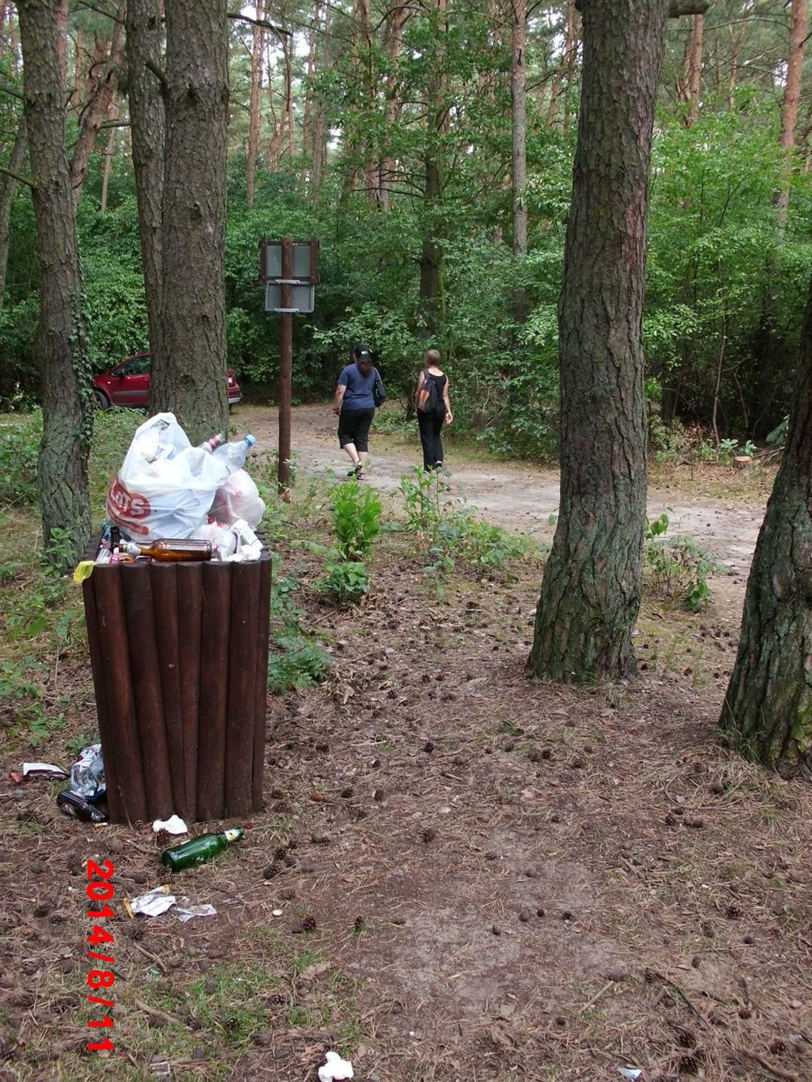 Krzywy Las niczym śmietnik Krzywy Las niczym śmietnik